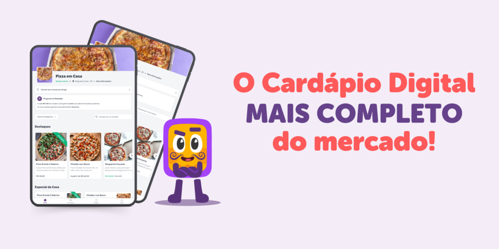 o cardápio digital mais completo do mercado