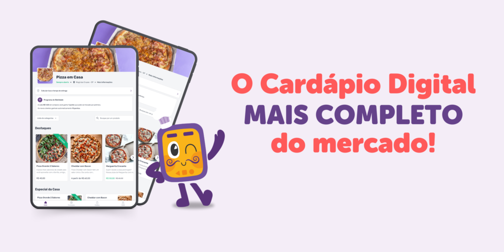 o Cardápio digital mais completo do Brasil