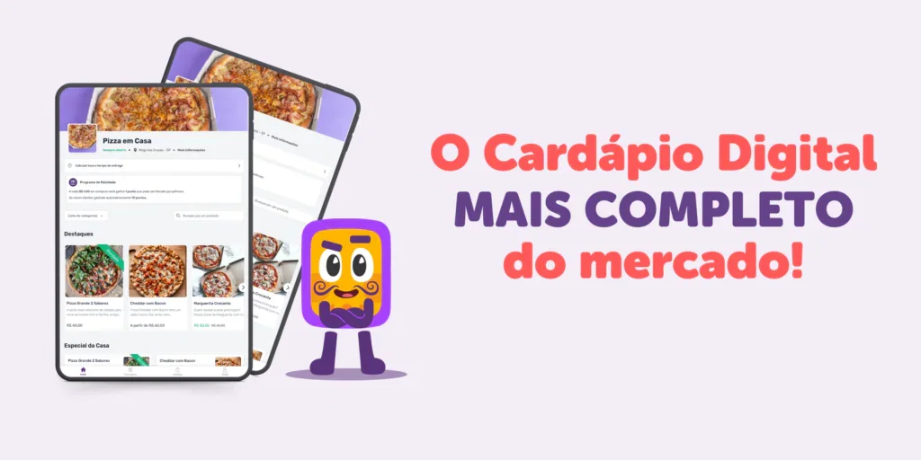 o cardápio digital mais completo do mercado