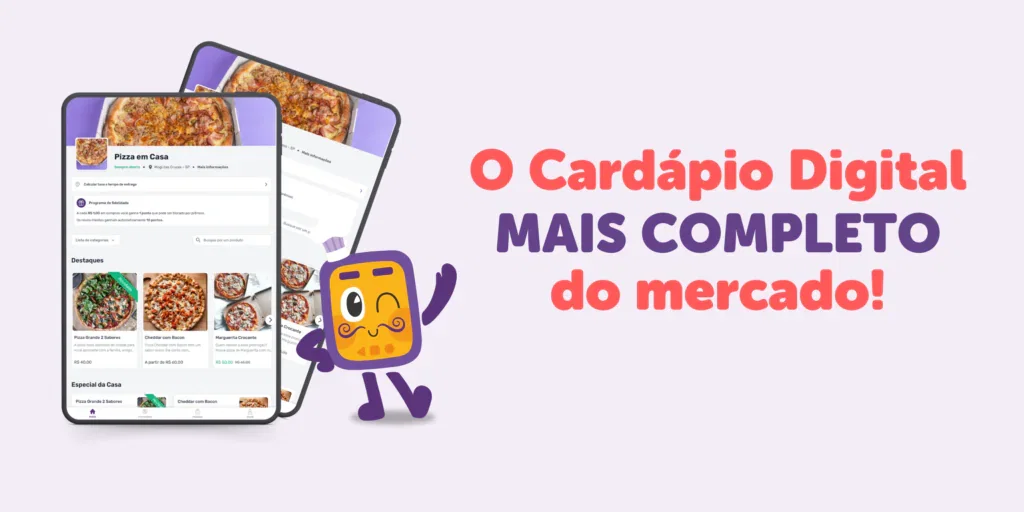 o Cardápio digital mais completo do Brasil